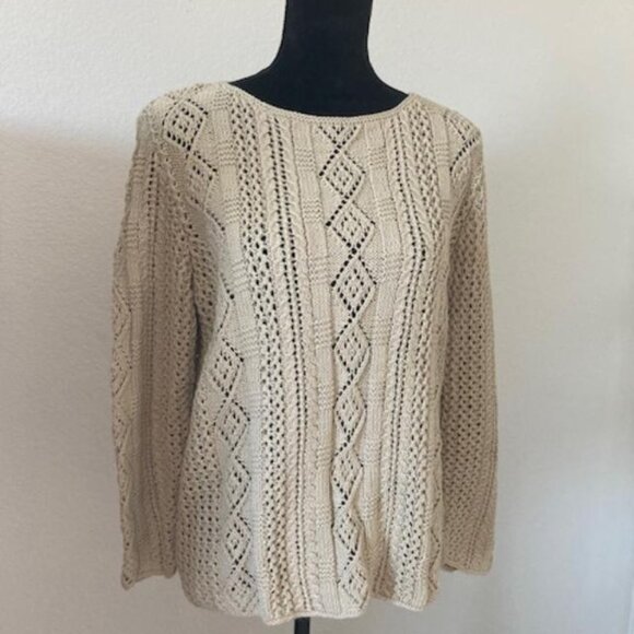 Hand Knitted Linen Sweater